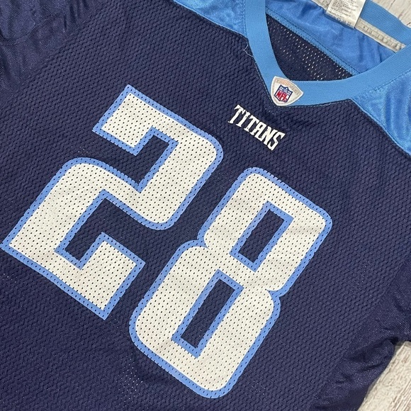 Kids Boys Chris Johnson Tennessee Titans Reebok NFL Football Jersey - Picture 3 of 4
